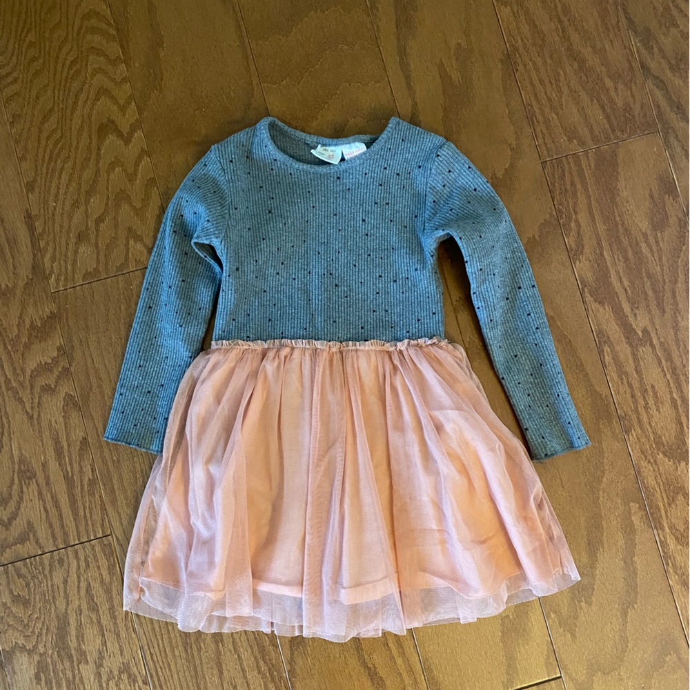 Zara Baby dress with tulle skirt, size 2-3Y